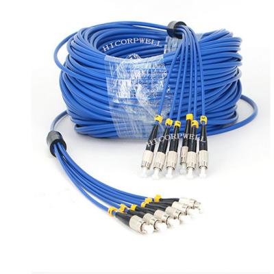 China 2,0 3,0 cordón de remiendo de la fibra óptica del ST 7.0m m del SC LC FC de Ftth SX DX en venta