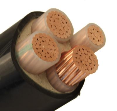 China cable vestido del halógeno cero bajo de tensión inferior del humo del medio del cable aislado de 3x 150mms XLPE en venta