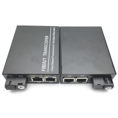 China Escoja el medios convertidor IEEE802.3ab 1000Base - T 0.5A de Ethernet dual de la fibra en venta