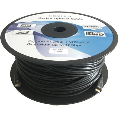 China Fiber Cable HDMI Support 3D 4K@60Hz YUV 4:4:4 Full 18Gbps With Micro HDMI And Connectors Up To 300M for sale