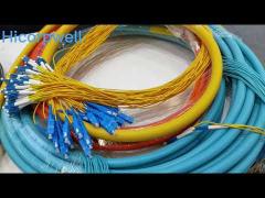 FTTH Fiber Optic Cable Patch Cord , SC APC SM 1m 3m 5m Patch Cord Fiber Optic