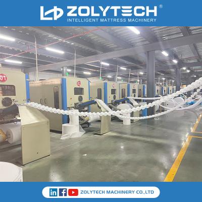 China Automatic Pocket Spring Coiling Machine  Providing Two Different Wires for sale