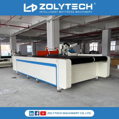China ZOLYTEH High Speed Mattress Tape Edge Machine Auto Flipping For Sale for sale
