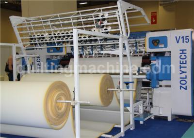 China prueba 1200rpm del polvo de la máquina de la aguja multi de la cubierta de cama de 80m m que acolcha en venta