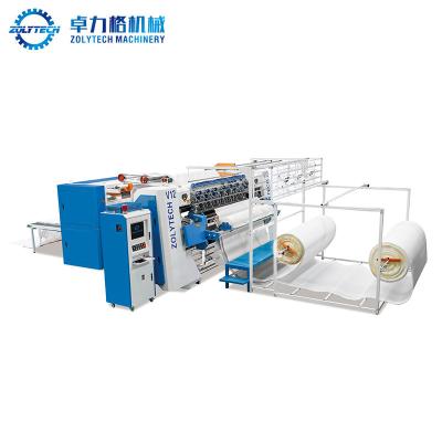 China ZOLYTECH 1200rpm Chain Stitch Multi Needle Quilting Machine High Speed WV12 for sale