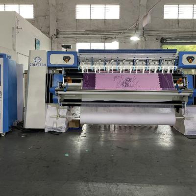 China ZOLYTECH mattress machinery computerized quilting machine chain stitch for quilts WV15 1500rpm for sale