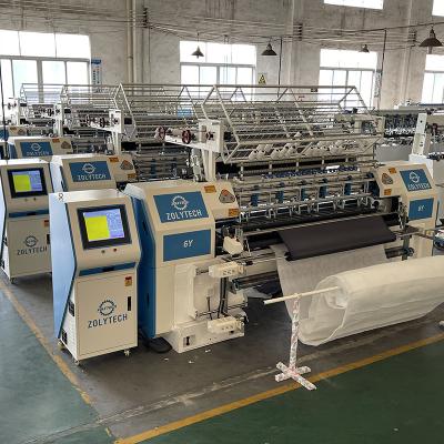 China ZLT-YS128 High speed computerized lock stitch Mattress sewing machine X-axis movement 304.8mm for mattress for sale