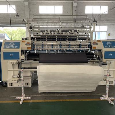 China Máquina de coser automatizada del colchón de la puntada de la cerradura para la velocidad ZLT-YS128 del movimiento 304.8m m de X-AXIS del colchón en venta