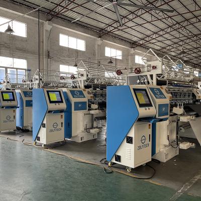 China Ponto automatizado de alta velocidade 500-1100rpm do fechamento da máquina de costura do colchão de ZOLYTECH ZLT-YS128 para as edredões e os cobertores à venda