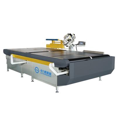 China ZOLYTECH Mattress tape edge machine computerized automatic flipping for mattresses edging sewing for sale