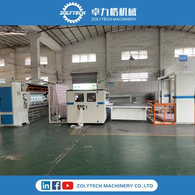 China Hemming Station Mattress Hemming Unit Machine Mattress Flanging System for sale