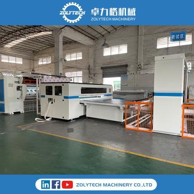 China Automatische Platte ZOLYTECH ZLT-HM Hemmer, die säumende Selbststation der Maschine für Matratzenproduktion säumt zu verkaufen