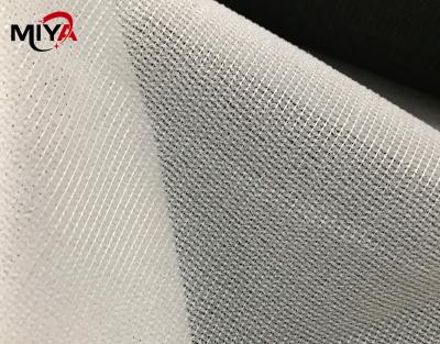 China Elastic 40Dx75D PA Double Dot Woven Interlining Fabric for sale