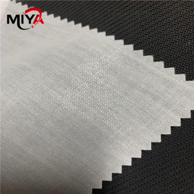 China C8505S Polyester 155gsm Fusible Interlining Fabric for sale