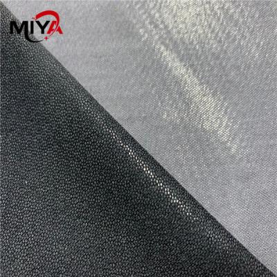 China 80% Polyester 20% Cotton Woven Fusible Interlining HDPE Coating 110cm Width for sale