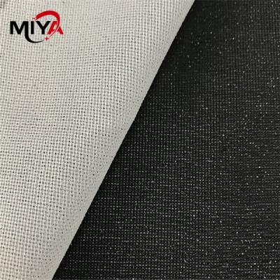 China White 100 Percent Polyester 40gsm Tricot Fusible Interlining for sale