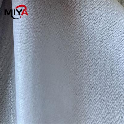 China OEKO-TEX Hard 55gsm Shirt Collar Fusing Interlining for sale