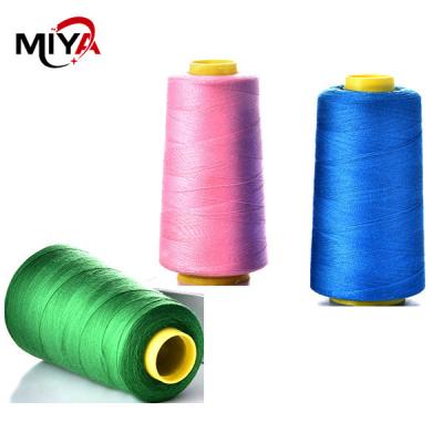 中国 Colored Spun Polyester Thread Dyed Pattern Different Thickness 販売のため