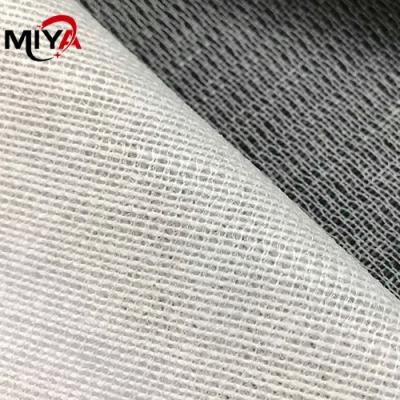 China Shirt Viscose  ISO 9001 Knitted Fusible Interlining for sale