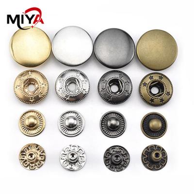 China Clothes Four Parts Spring Metal Snap Fasteners for sale