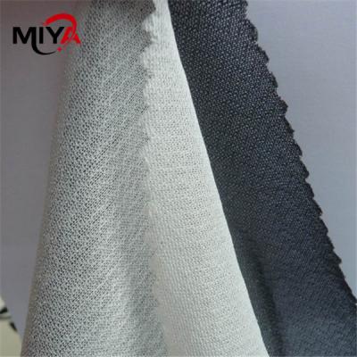 China Woven 4 Side Stretch Knitted Fusible Interlining For Women Dress for sale