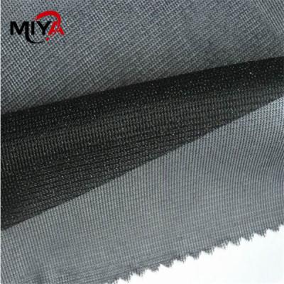 China 2 Side Stretch Suit 150cm Knitted Fusible Interlining 100% Ployester for sale