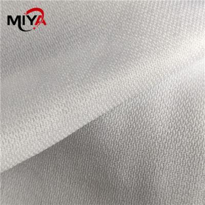 China White Black PA Coating Woven Interlining Shrink Resistant for sale