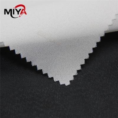 China 30D Plain Weave Water Jet Fusible Interlining Fabric For Women Dress for sale