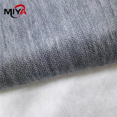China Double Dot Non Woven Fusing Interlining Thermal Bond Polyester for sale