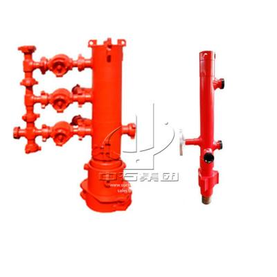 China Clamp On Quick Latch Oilfield Cementing Tools Single / Double Plugs Casing Cementing Head for sale