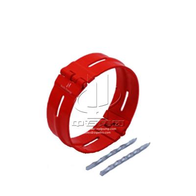 China Red Bow Spring Centralizer Hinged Stop Collar With Bolts 1045 Material for sale