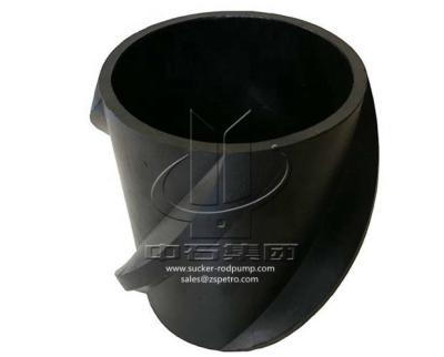 China Espiral plástico termal Vane Casing Centralizer Black Color del centralizador de la primavera del arco en venta