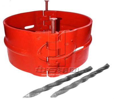 China Solid Body Centralizer Set Screw Type Hinged Installation One Year Warranty for sale