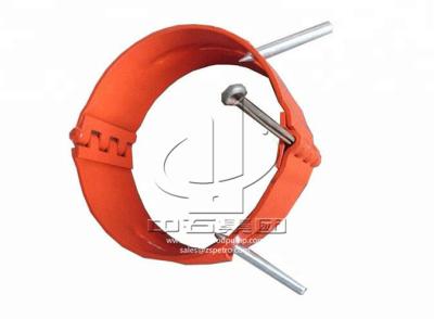 China Oilfield Cement Tool Bow Spring Centralizer / Hinged Set Screw Stop Collar for sale