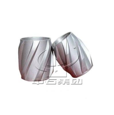 China Aluminium Alloy Slip On Type Solid Body Spiral Vane Centralizer,Hight Performance for sale