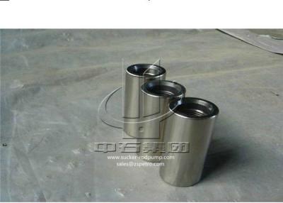 China API 11B Spray Metal Sucker Rod Subcoupling SH Type Grade D 40Cr Material Corrosion Resistant for sale