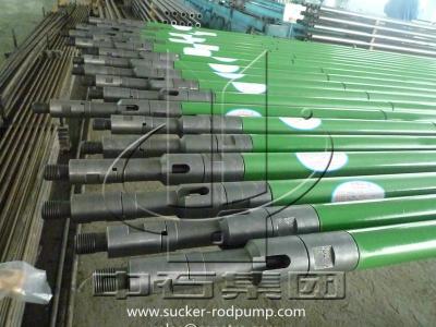 China Stahl-Pumpanlage Erdölgewinnungs-eingefügte Sauger-Rod Pumps 45# zu verkaufen