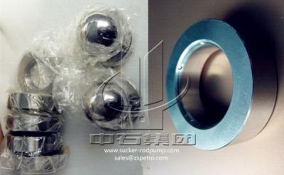 China API Oilfield Pump Parts Tungsten Carbide Ball And Valve Seat for sale