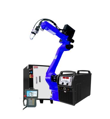 China 6 Axis 1468mm 6 Axis IGBT Inverter ACDC Robotic Pulse TIG Welder For Stainless Steel Aluminum Welding Robot Arm for sale