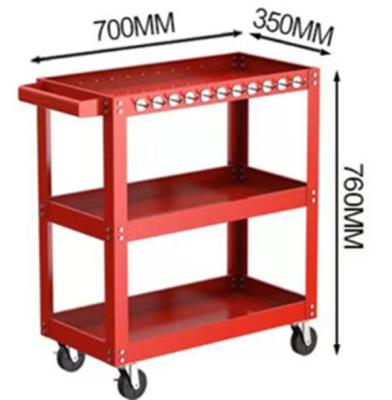 China Three Layer SPCC Material Tool Trolley Tool Cabinet Cart  THX-5A for sale