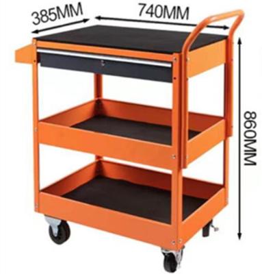 China THX-6A Heavy Duty Tool Box Trolley 0.7mm - 1.0mm Tool Cabinet Cart for sale
