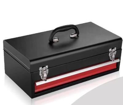 China 1 Drawer Heavy Duty Tool Box Trolley Stainless Steel Handle Tool Cabinet Cart Box for sale