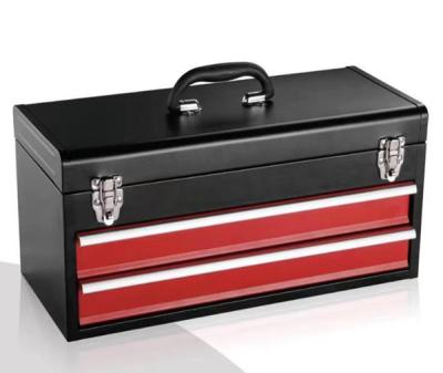 China 2 Drawers Heavy Duty Tool Box Trolley With Handle DT-SC2-003 Tool Cart Box for sale