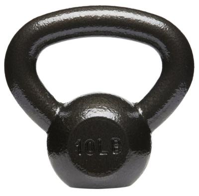 China Black Cast Iron Painted Competition Kettlebell Steel 2kg Weight Training for sale
