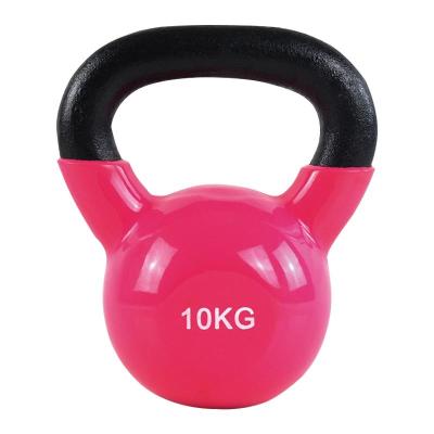 China Colorful Iron Sport Kettlebell 20kg Vinyl Coated Kettlebell Cross Fit Training for sale