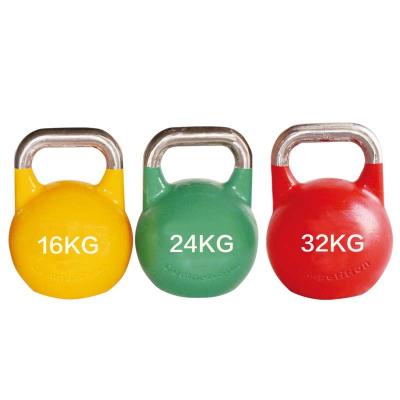 China Steel Weight Iron Gym Kettlebell Rubber Coated Colored 52kg Crossfit Training for sale