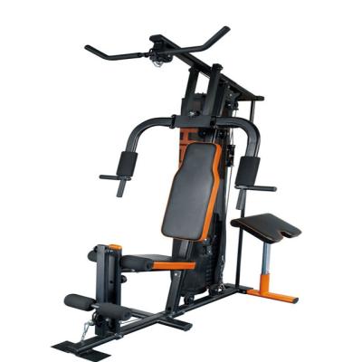 China Multi Functional Gym Fitness Equipments 93kg Black Home Gym Machine for sale