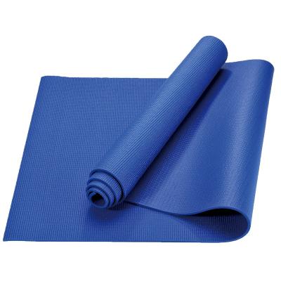 China Ejercicio azul Mats Anti Slip de la yoga del Pvc aptitud amistosa de los 61cm del x 10cm Eco en venta