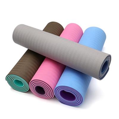 China Folded Custom Printed Foam NBR Exercise Yoga Mat 8 / 10 / 12 / 15mm for sale