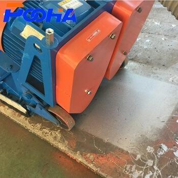 China Floor Shot Blasting Machine 0.5 - 23 M/Min Traveling Speed Blue Color for sale